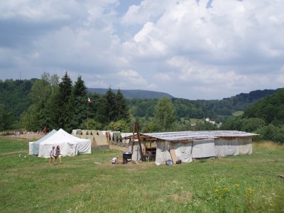 pohled na tábor